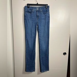 Levi’s 312 Shaping Slim Jeans Mid Rise Stretch Denim W27 L32